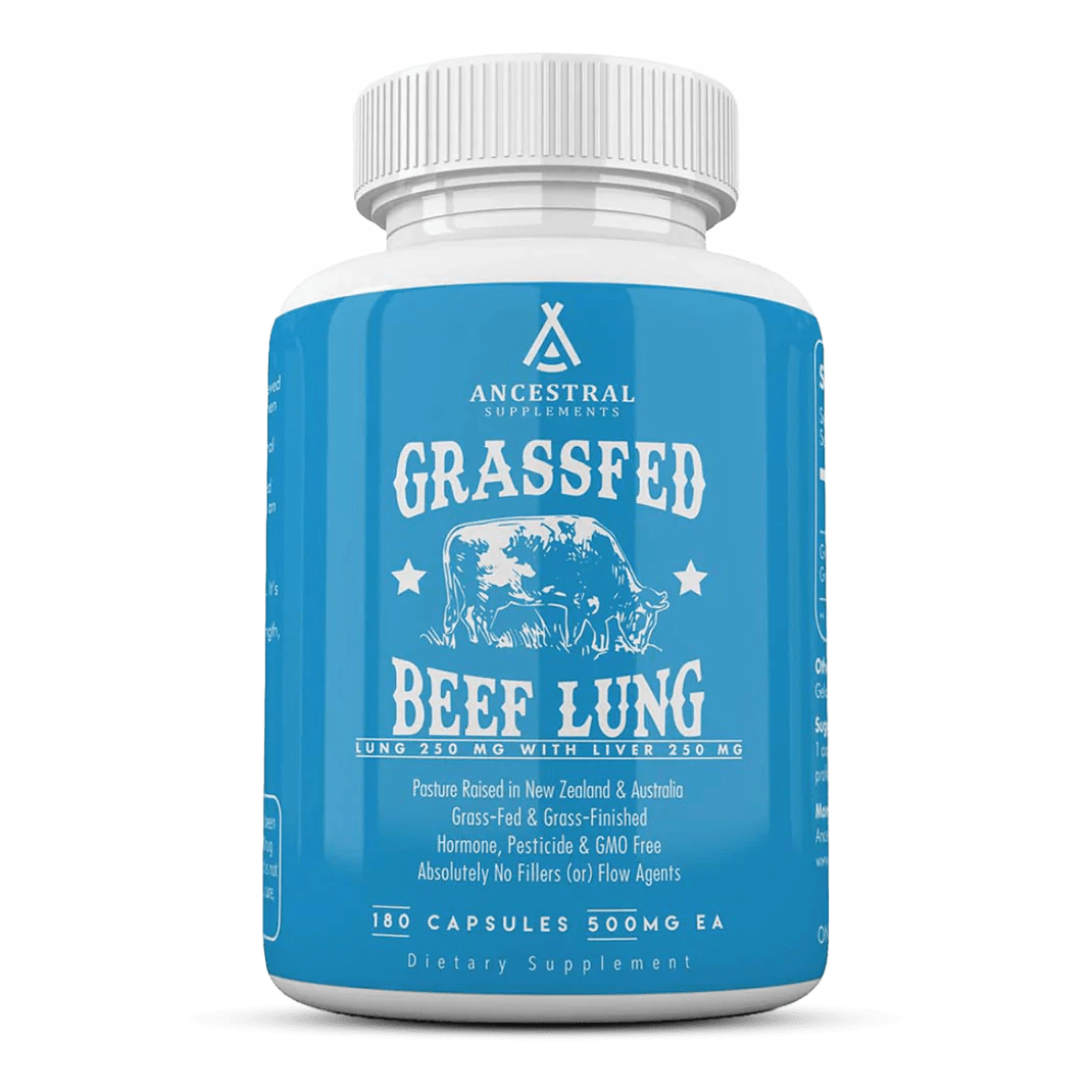 Ancestral Supplements Grass Fed Beef Lung | Supplements – Goodie Vibes