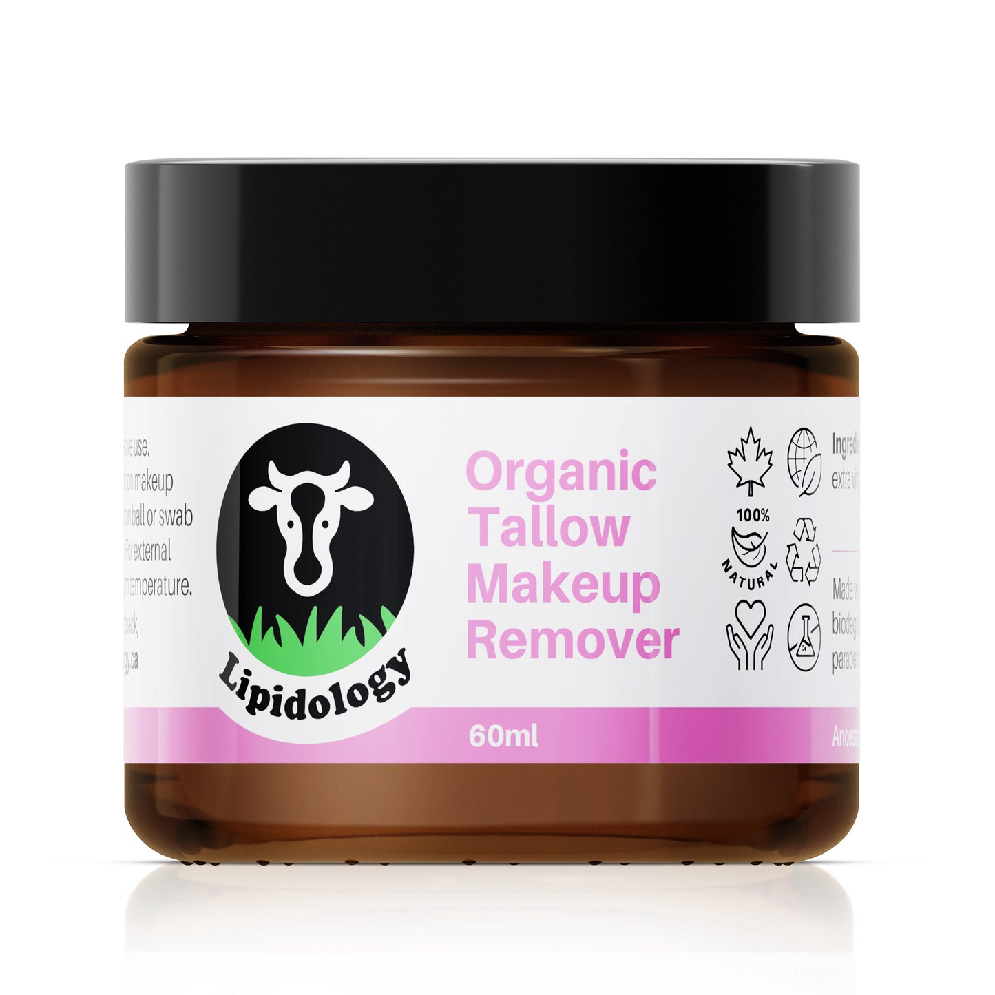 Organic Tallow-Coconut Makeup Remover, 60ml