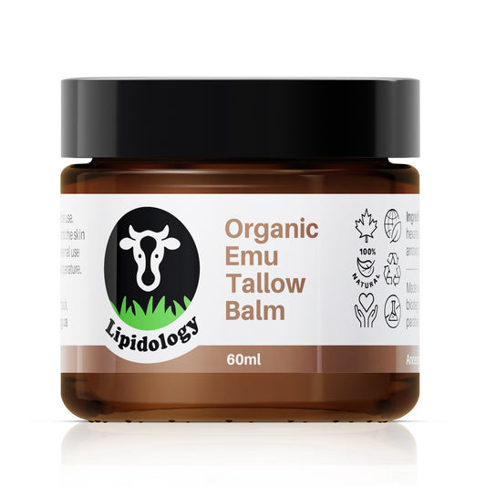 Organic Emu Tallow Balm, Unscented, 60 ml