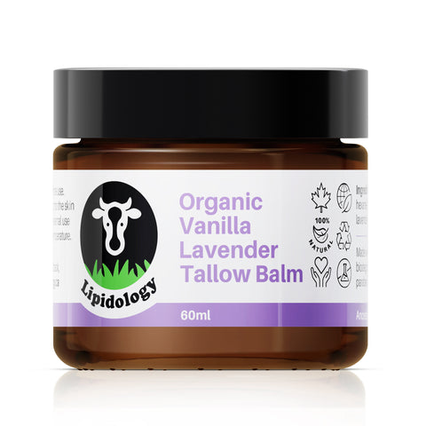 Organic Lavender Vanilla Tallow Balm, 60 ml