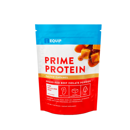 Prime Grass Fed Protein Powder Salted Caramel