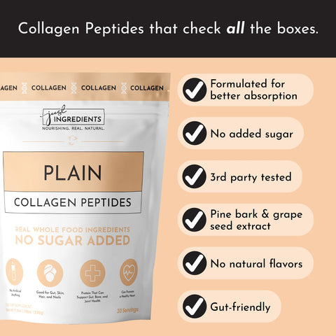 Just Ingredients Plain Collagen Peptides