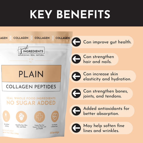 Just Ingredients Plain Collagen Peptides