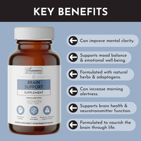 Just Ingredients Brain Support Supplement