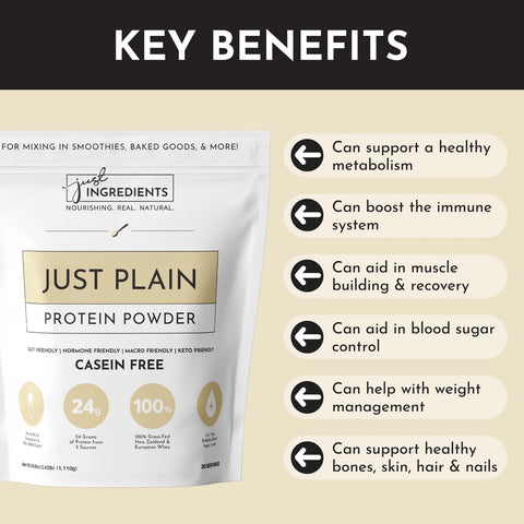 Just Ingredients Just Plain Protein Powder