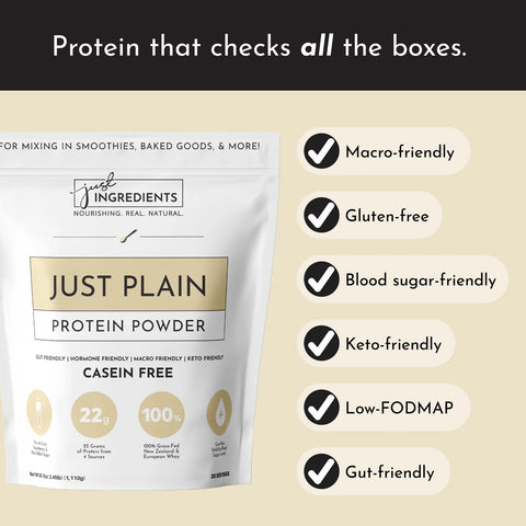 Just Ingredients Just Plain Protein Powder