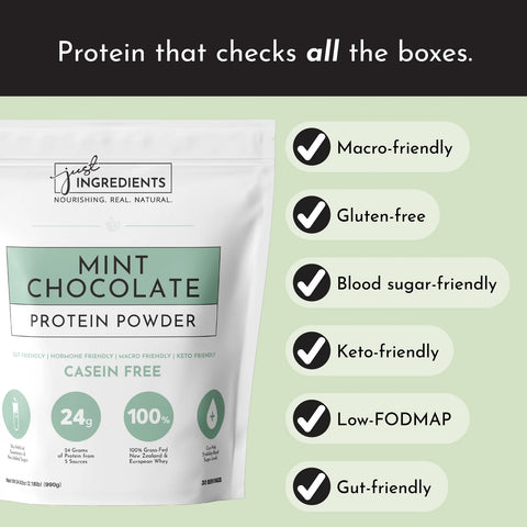 Just Ingredients Mint Chocolate Protein Powder