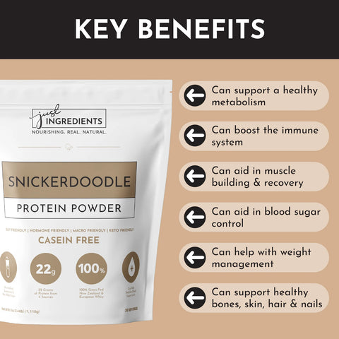 Just Ingredients Snickerdoodle Protein Powder