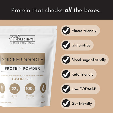 Just Ingredients Snickerdoodle Protein Powder