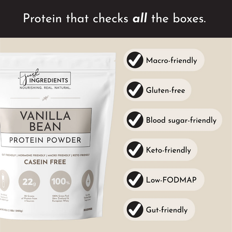 Just Ingredients Vanilla Bean Protein Powder