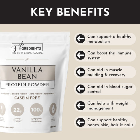 Just Ingredients Vanilla Bean Protein Powder