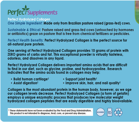 Perfect Hydrolyzed Collagen Powder Unflavoured