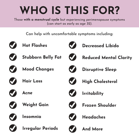 Just Ingredients Perimenopause Support