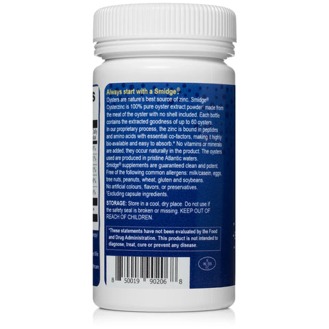 Smidge Oyster Zinc Capsules