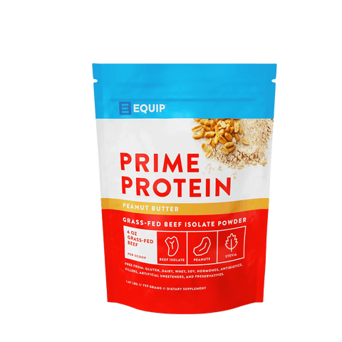 Prime Grass Fed Protein Powder Peanut Butter (1.67 LBS) - Goodie Vibes