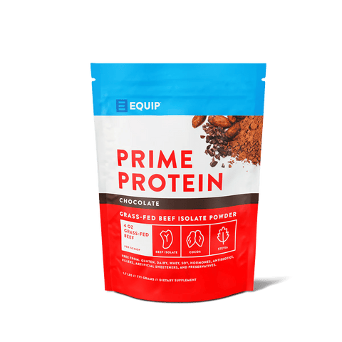 Prime Grass Fed Protein Powder Chocolate (1.7 LBS) - Goodie Vibes