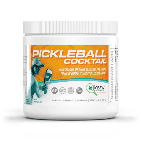 Jigsaw Pickleball Cocktail Orange Jar