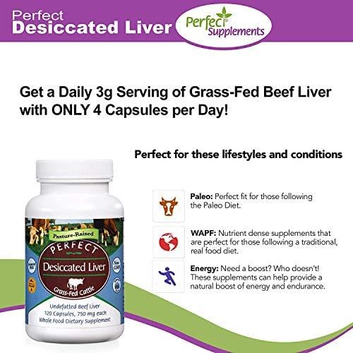 Perfect Desiccated Liver - 120 Capsule – Goodie Vibes