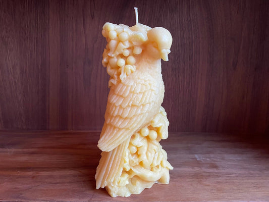 Christmas Pigeon- 100% Pure Beeswax Candle - Goodie Vibes